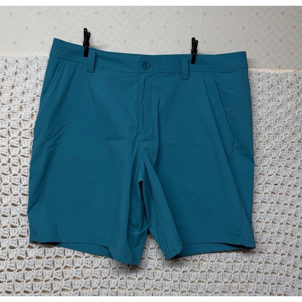 Under Armour Men's Short Size 38 Blue Water Repellent UPF 50 UA Fish Hunter 2.0